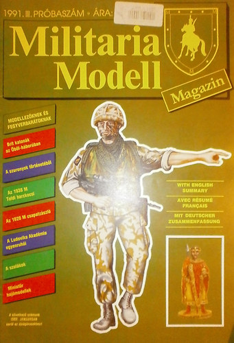 Rózsavölgyi László (szerk.): Militaria Modell 1991 III. Próbaszám