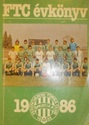 Nagy Béla: FTC évkönyv 1986