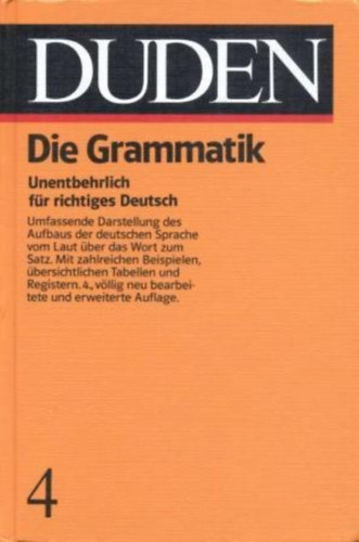 : Duden 4 - Die Grammatik