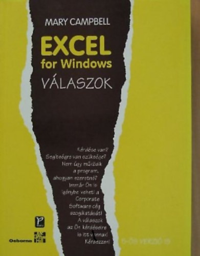 Mary Campbell: Excel for Windows válaszok