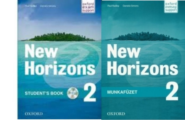 Paul Radley, Daniela Simons: New Horizons 2 - Student's Book + Audio CD + Munkafüzet (2 kötet)