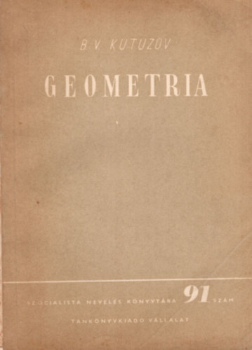 B. V. Kutuzov: Geometria 