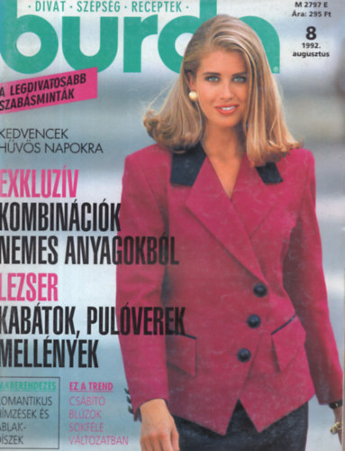 ismeretlen: Burda 1992. augusztus