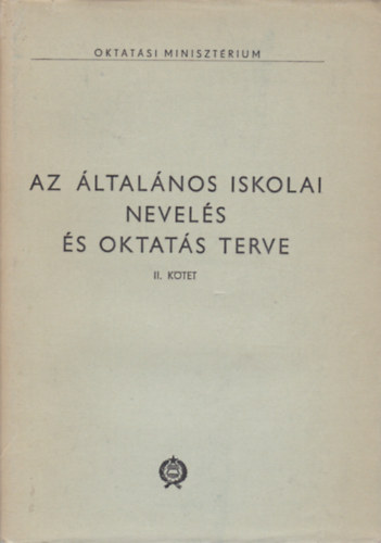 Dr. Szebenyi Péter: Az általános iskolai nevelés és oktatás terve II.