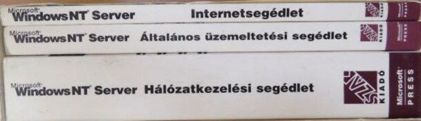 : Microsoft Windows NT Server Resource Kit- Üzemeltetői enciklop. I-III. (Általános üzemeltetési seg. + Hálózatkezelési seg. + Internetsegédlet)