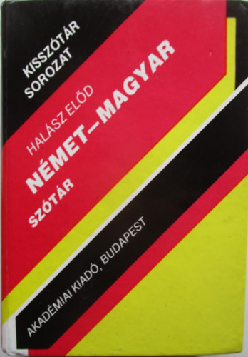Halász Előd: Német-magyar szótár