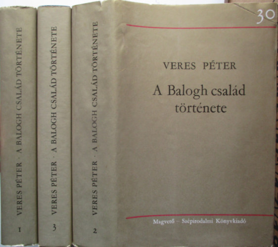 Veres Péter: A Balogh család története I-III.