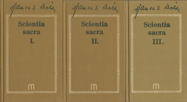 Hamvas Béla: Scientia sacra I-III.
