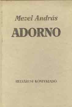 Mezei András: Adorno (zsidó versek)