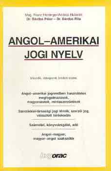 Dr. Bárdos P.-Dr. Bárdos R.: Angol-amerikai jogi nyelv