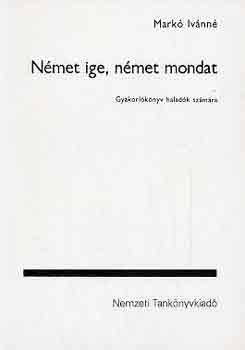 Markó Ivánné: Német ige, német mondat