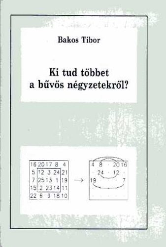 Bakos Tibor: Ki tud többet a bűvös négyzetekről?