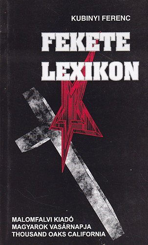 Kubinyi Ferenc: Fekete lexikon