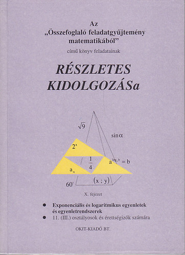 Nagy Györgyné: Az "Összefoglaló feladatgyűjtemény matematikából" című könyv feladatainak részletes kidolgozása X.