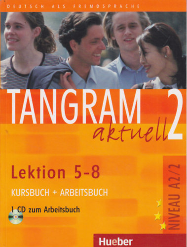 : Tangram Aktuell 2 Lektion 5-8 Kursbuch+Arbeitsbuch