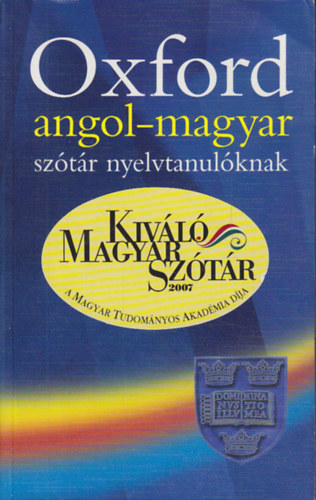 : Oxford angol-magyar szótár nyelvtanulóknak