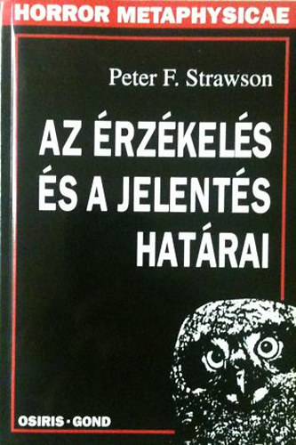 Peter Frederick Strawson: Az érzékelés és a jelentés határai