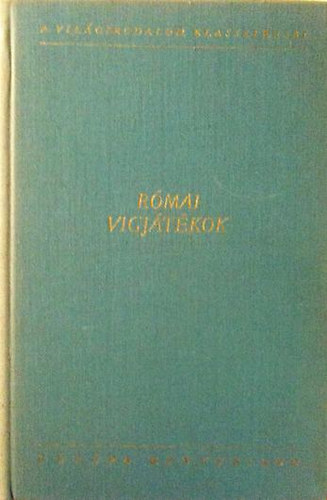 Plautus-Terentius: Római vígjátékok