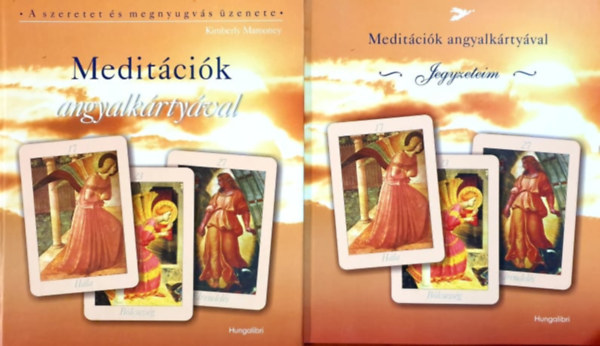 Kimberly Marooney: Meditációk angyalkártyával + Jegyzeteim (kártya nélkül)