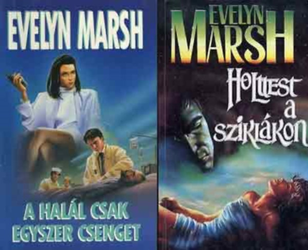 Evelyn Marsh: A halál csak egyszer csenget + Holttest a sziklákon (2 kötet)