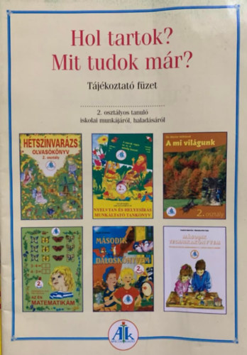 Patakfalvi Attiláné: Hol tartok? Mit tudok már? 2.o.