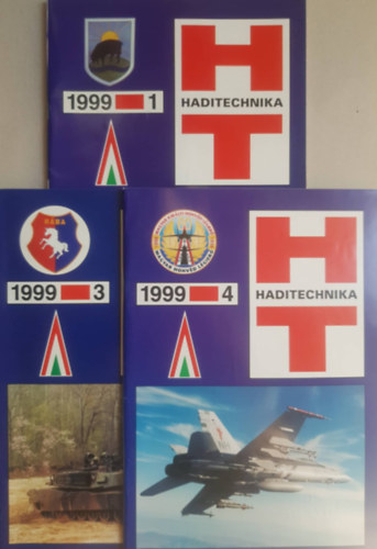 Sárhidai Gyula (szerk.): Haditechnika 1999/1., 3-4. (nem teljes, 3 db.)