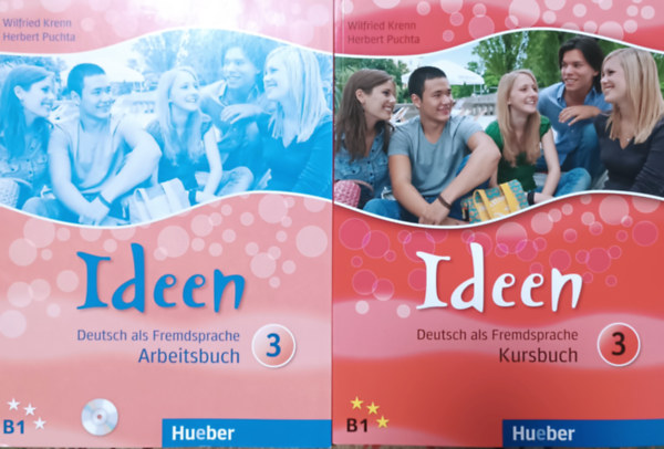 Puchta-Krenn: IDEEN 3 ARBEITSBUCH MIT 2 AUDIO CD-s + KURSBUCH Deutsch als Fremdsprache ( 2 kötet )