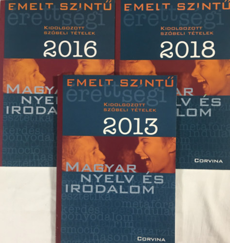 : Emelt szintű érettségi  - 2013, 2016, 2018 (3 kötet)