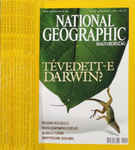 Papp Gábor (főszerk.): National Geographic Magyarország 2004/1-8., 10-11. (10 db szórványszám)