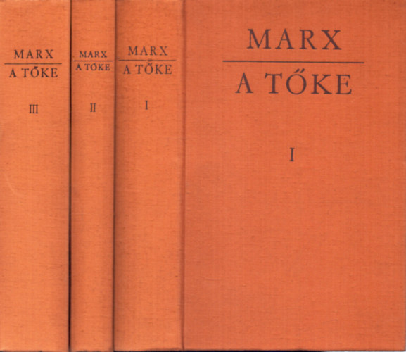 Karl Marx: A tőke I-III. (A politikai gazdaságtan bírálata)