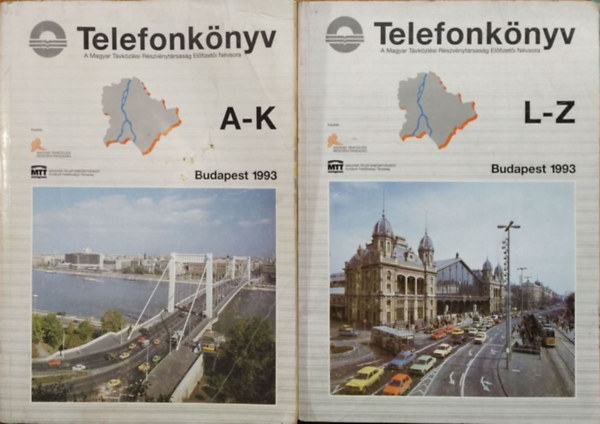 Matáv: Telefonkönyv - Budapest 1993