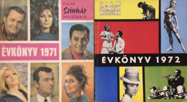 : Film, színház, muzsika évkönyv 1971 + 1972 (2 kötet)