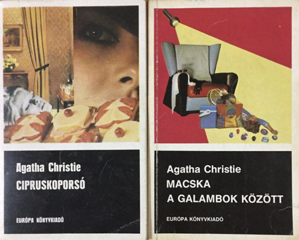 Agatha Christie: Cipruskoporsó + Macska a galambok között (2 kötet)