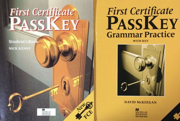 David McKeegan, Nick Kenny: First Certificate Passkey Student's book + Grammar Prectice with key (2 kötet)