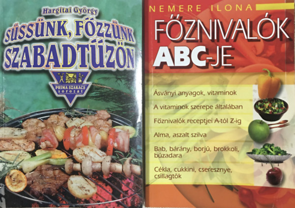 Nemere Ilona, Hargitai György: Főznivalók ABC-je + Süssünk, főzzünk szabadtűzön (2 kötet)