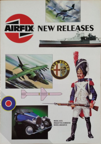 : Airfix - New Releases, 1991 (angol-francia-német nyelvű termékkatalógus)