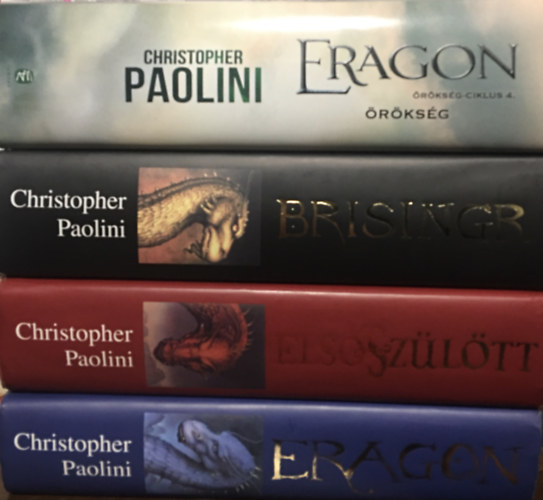 Christopher Paolini: Az örökség I-IV. (1. Eragon 2. Elsőszülött 3. Brisingr 4. Örökség)