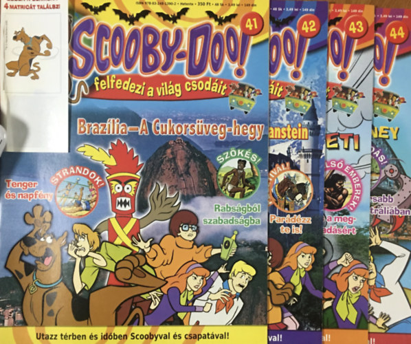 : Scooby-Doo! magazin 41-44. lapszám - 2008 - 4 darab