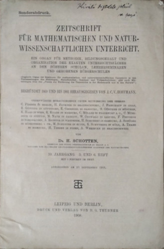 Goldziher Károly / Karl Goldziher: Der Rechenunterricht auf der Unterstufe der höheren Schulen