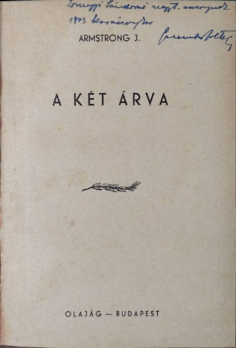 John Armstrong: A két árva