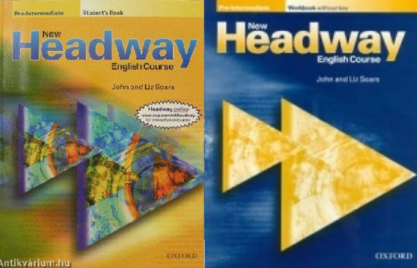 John and Liz Soars: New Headway - Pre-Intermediate Student's Book + Workbook Without Key (2 mű)