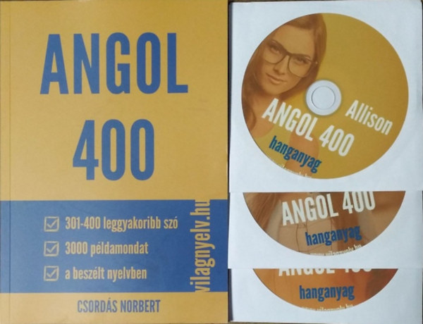 Csordás Norbert: Angol 400 (301-400) + Hanganyag (3 CD)
