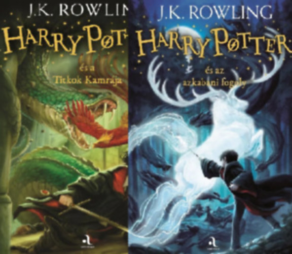 J. K. Rowling: Harry Potter 2-3. (Harry Potter és a titkok kamrája + Harry Potter és az azkabani fogoly)