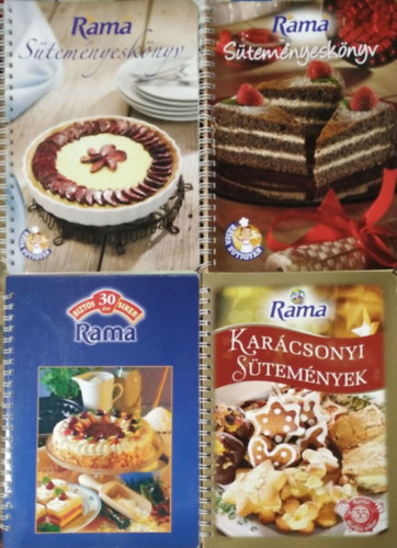 : Rama süteményes receptfüzet-csomag (4 db)