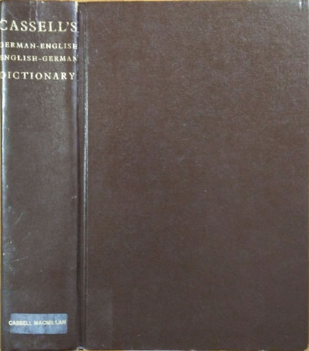 : Cassell's German Dictionary - German-English, English-German
