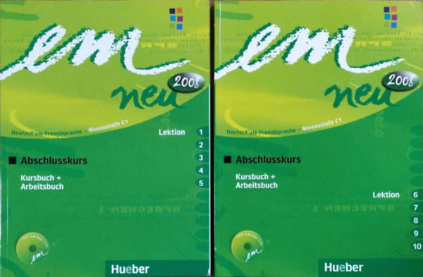 : Em Neu 2008 - C1 - Abschlusskurs (Kursbuch + Arbeitsbuch) - Lektion 1-5 + 6-10