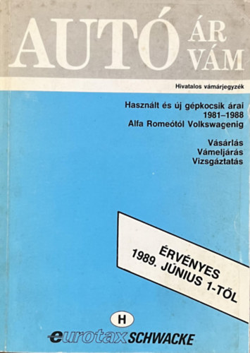 : Autó ár , autó vám