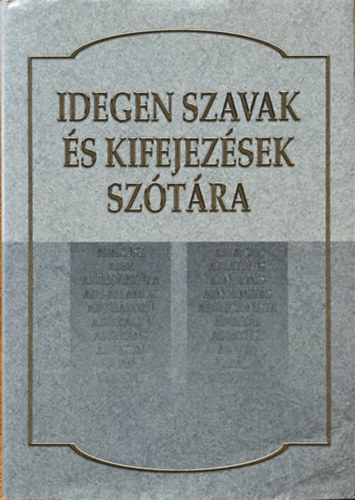 Szalay Könyvkiadó: Idegen szavak és kifejezések szótára