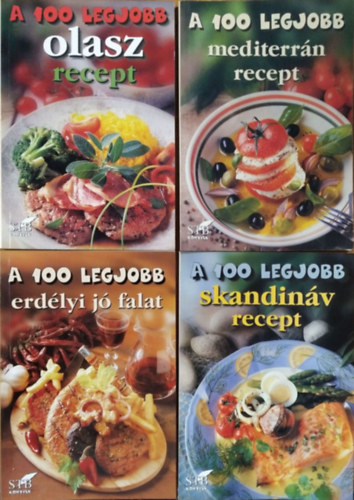 : A 100 legjobb ... recept-könyvcsomag (4 füzet)