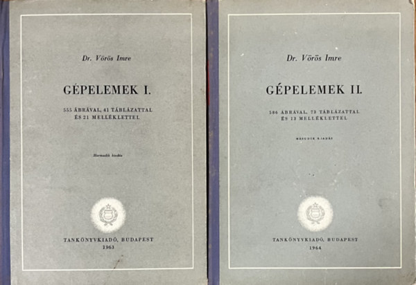 Dr. Vörös Imre: Gépelemek I-II.